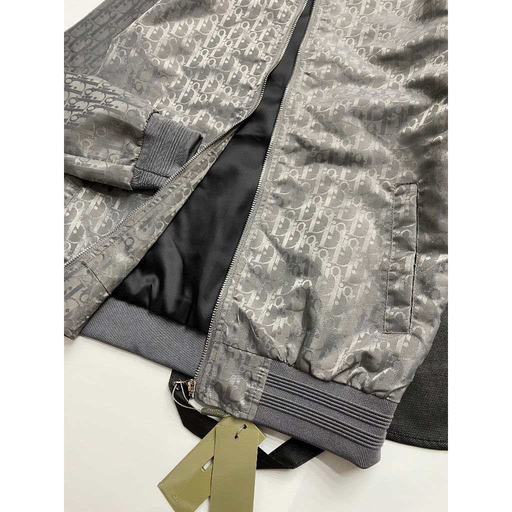 Áo Khoác Bomber Dior Vân New - Áo khoác vân dệt kèm video