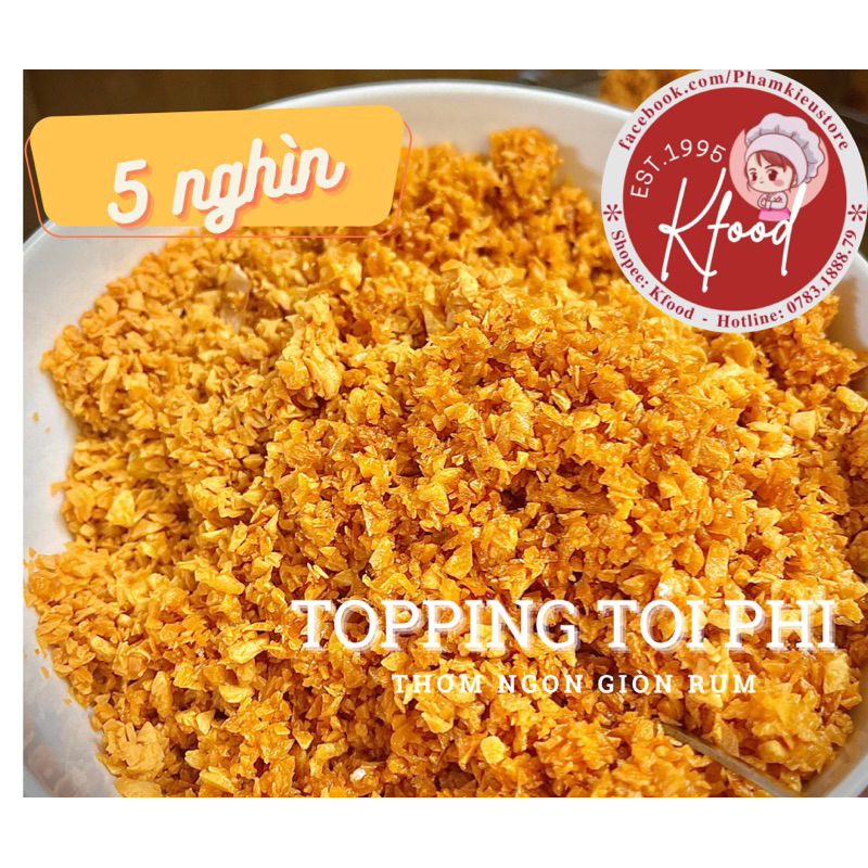 5K TỎI PHI NHÀ LÀM THƠM NGON GIÒN RỤM