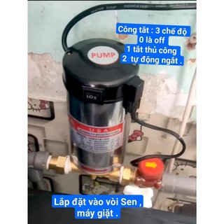 Máy bơm nước  tăng áp máy giặt
