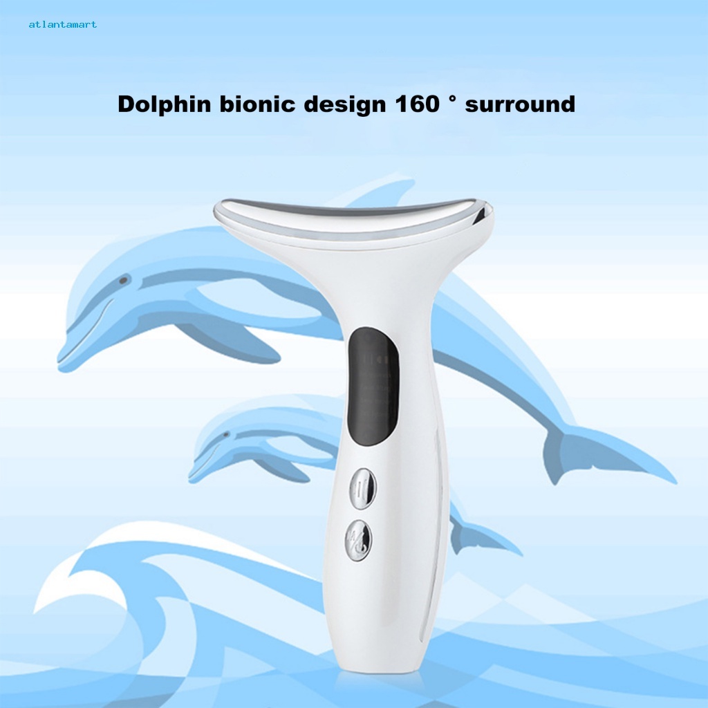 Máy massage nâng cơ mặt đèn LED xóa nếp nhăn cổ làm đẹp và trẻ hóa làn da, máy massage đẩy tinh chất làm thon gọn mặt