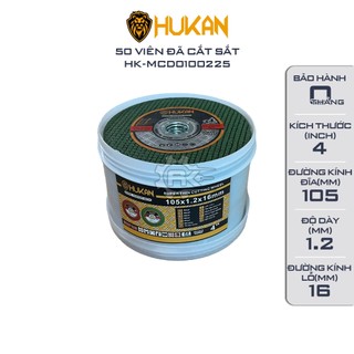 50 đá cắt sắt HUKAN MCD0100225, Đường kính 105mm