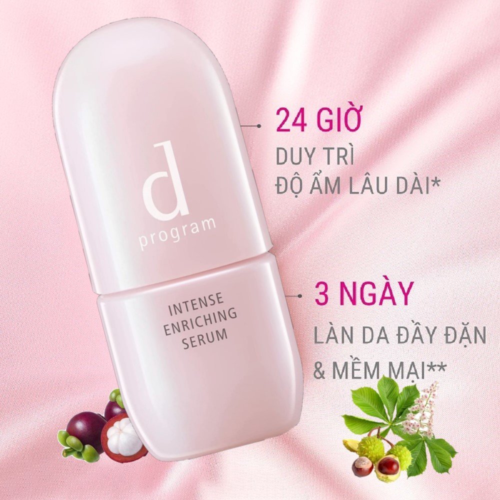 Dưỡng Chất d program Intense Enriching Ngăn Lão Hóa Sớm Da Tươi Trẻ Sáng Khỏe  dProgram Intense Enriching Serum 45ml