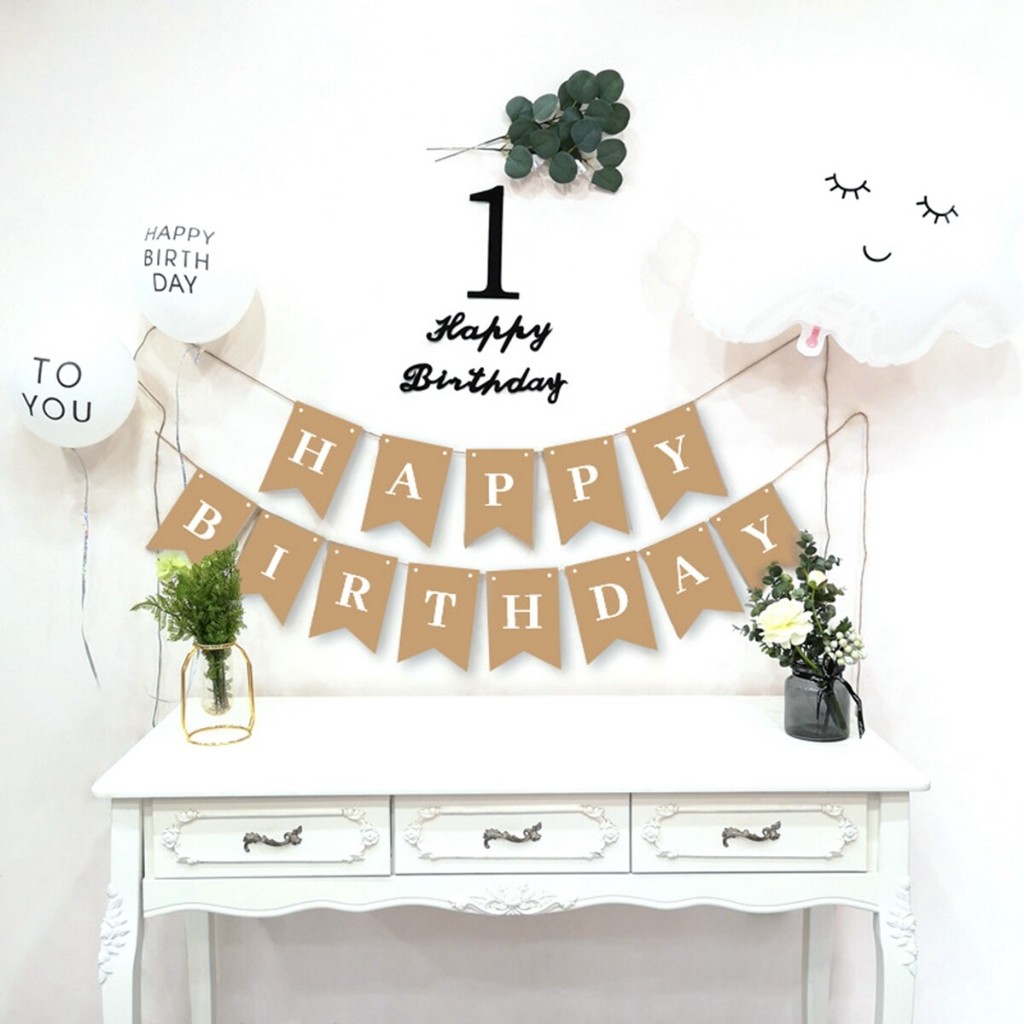 Combo 2 bóng cao su in Happy Birthday + To You trang trí sinh nhật