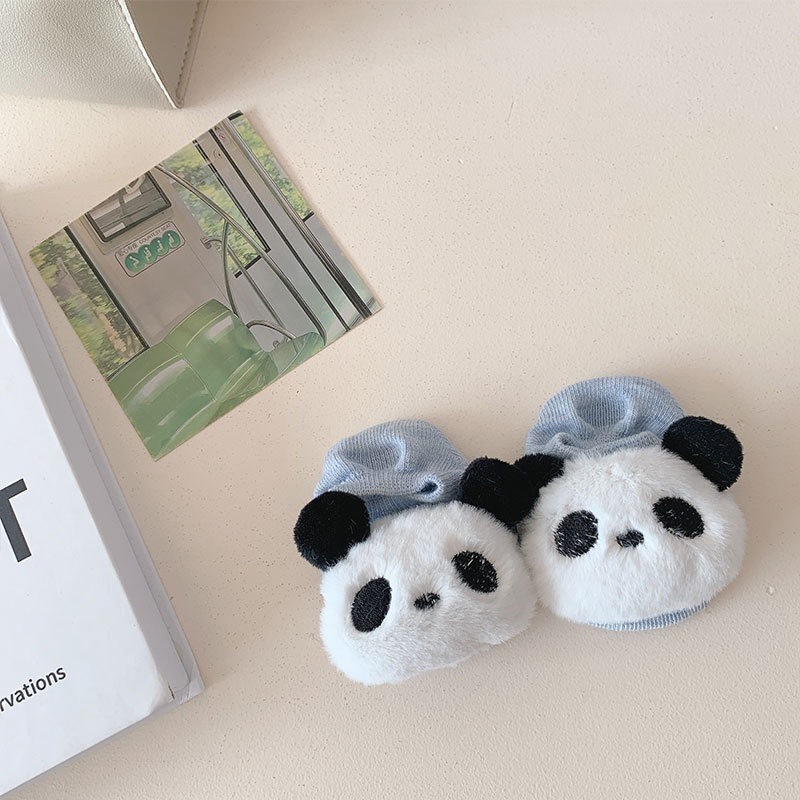 Tất vớ hình thú bông xù 3D siêu xinh xắn, đáng yêu có chống trơn trượt cho bé