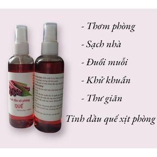 Tinh dầu quế xịt phòng, chai 100ml