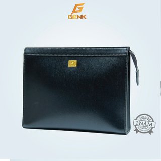 Ví Da Bò Nam Cầm Tay - CLutch Nam Thương Hiệu Genk - GBD02