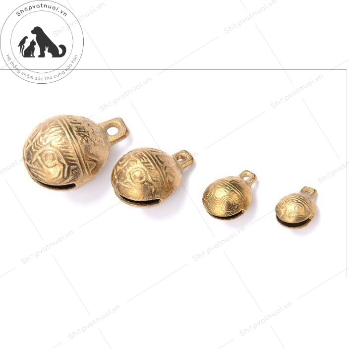 Chuông Đeo Cổ Đồng Vàng Cho Thú Cưng