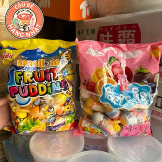 Thạch pudding vị trái cây hoạt hình Minion dễ thương Hongkong gói lớn 780g