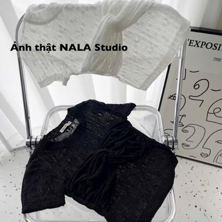 Áo kiểu lưới thêu hoa - Terri Top | NALA Studio