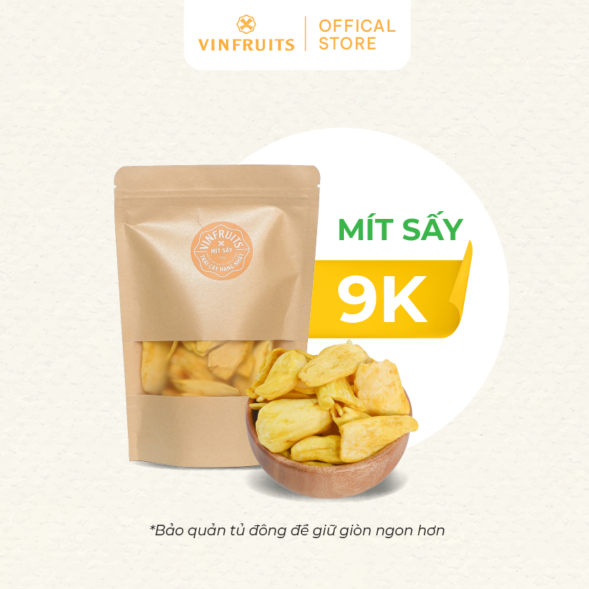 Mít Sấy Giòn Tự Nhiên Không Đường 50g/100g/250g/500g - Vinfruits