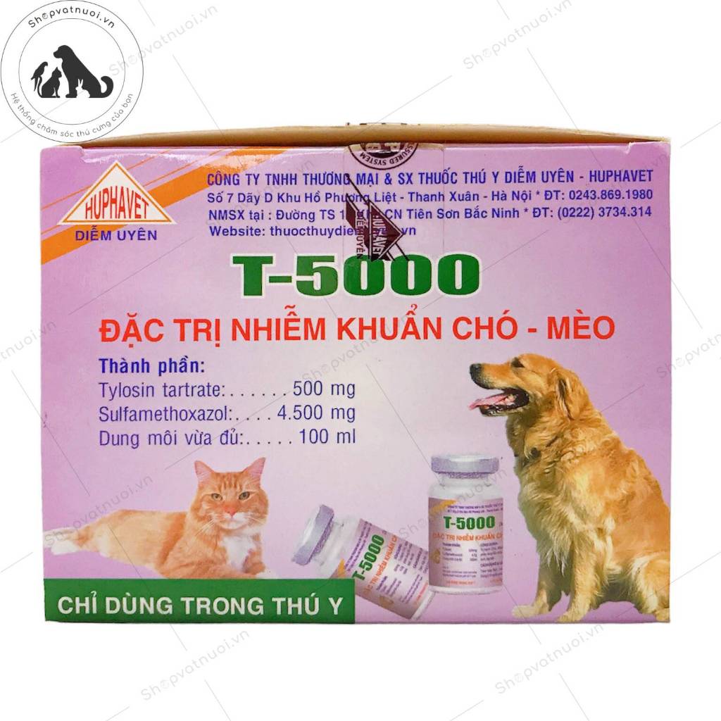 LỌ 10ml T-5000-Sảm Phẩm Cao Cấp Giúp Đẩy Lùi Đi Tiêu Chảy Trên Chó Mèo