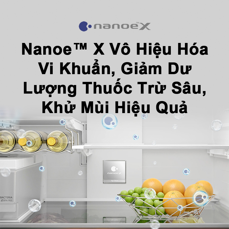 Tủ Lạnh Cao Cấp Panasonic 621L NR-XY680YMMV - Vô hiệu hóa vi khuẩn 99,99% - Cấp Đông Mềm - Lấy Nước Ngoài - Làm Đá Tự Độ