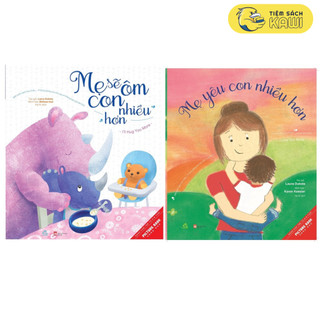Sách Combo 2 cuốn song ngữ Mẹ yêu con nhiều hơn và Mẹ sẽ ôm con nhiều hơn