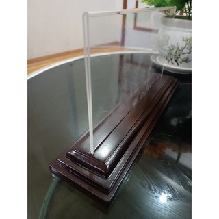 Bảng để bàn đế gỗ để bàn