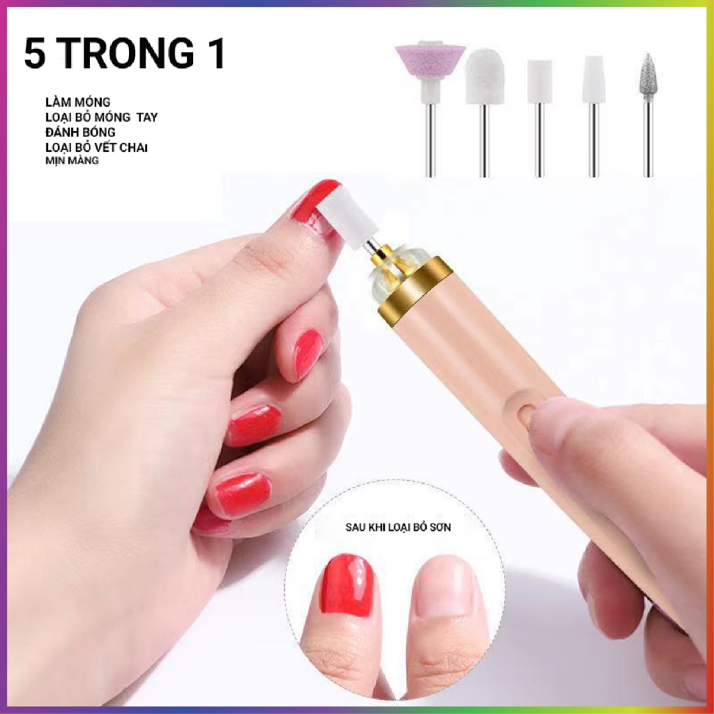 Máy dũa móng tay - máy mài móng cầm tay dùng cho người lớn và trẻ em Mylassy