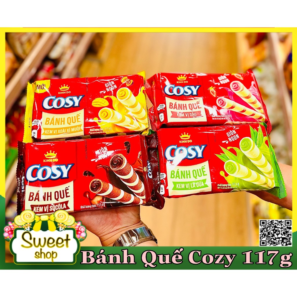 🍪🍪 Bánh Quế Cozy 117g Việt Nam 🇻🇳🇻🇳