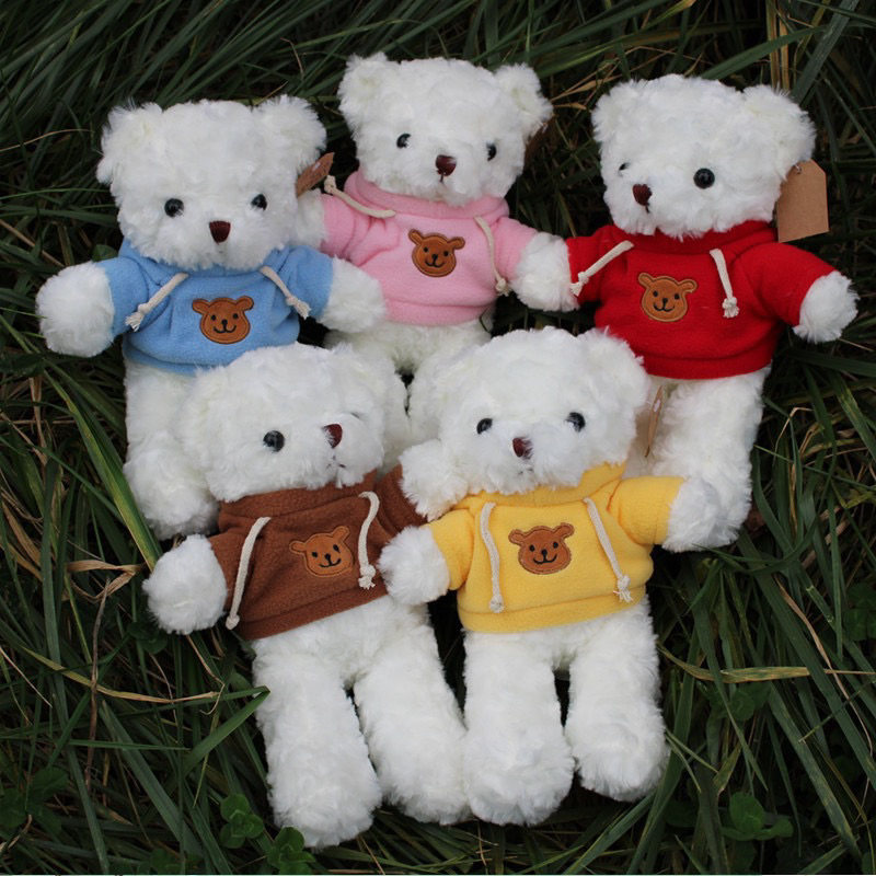 Gấu Bông Teddy Head Tales Thú Nhồi Bông Lông Xù Size Mini 30cm
