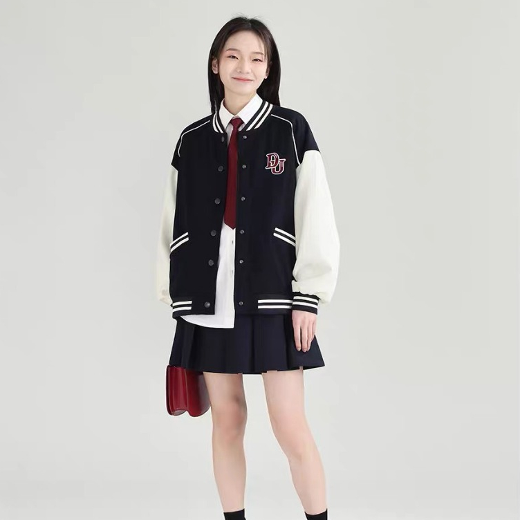 Bomber - Áo khoác bomber Dessu dáng varsity 101 MA125