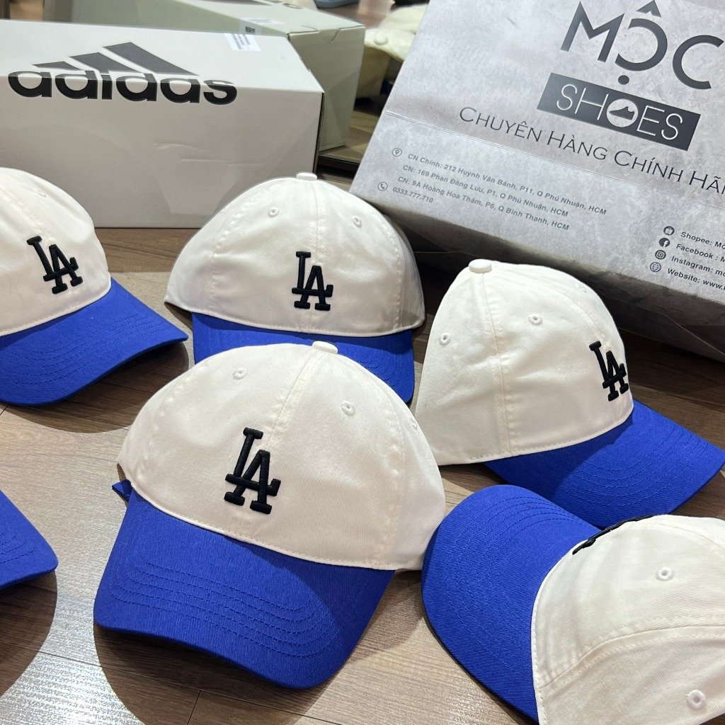 Mũ/Nón Lưỡi Trai Mlb  *Logo B Tim Đỏ* - Đen - Authentic 100%