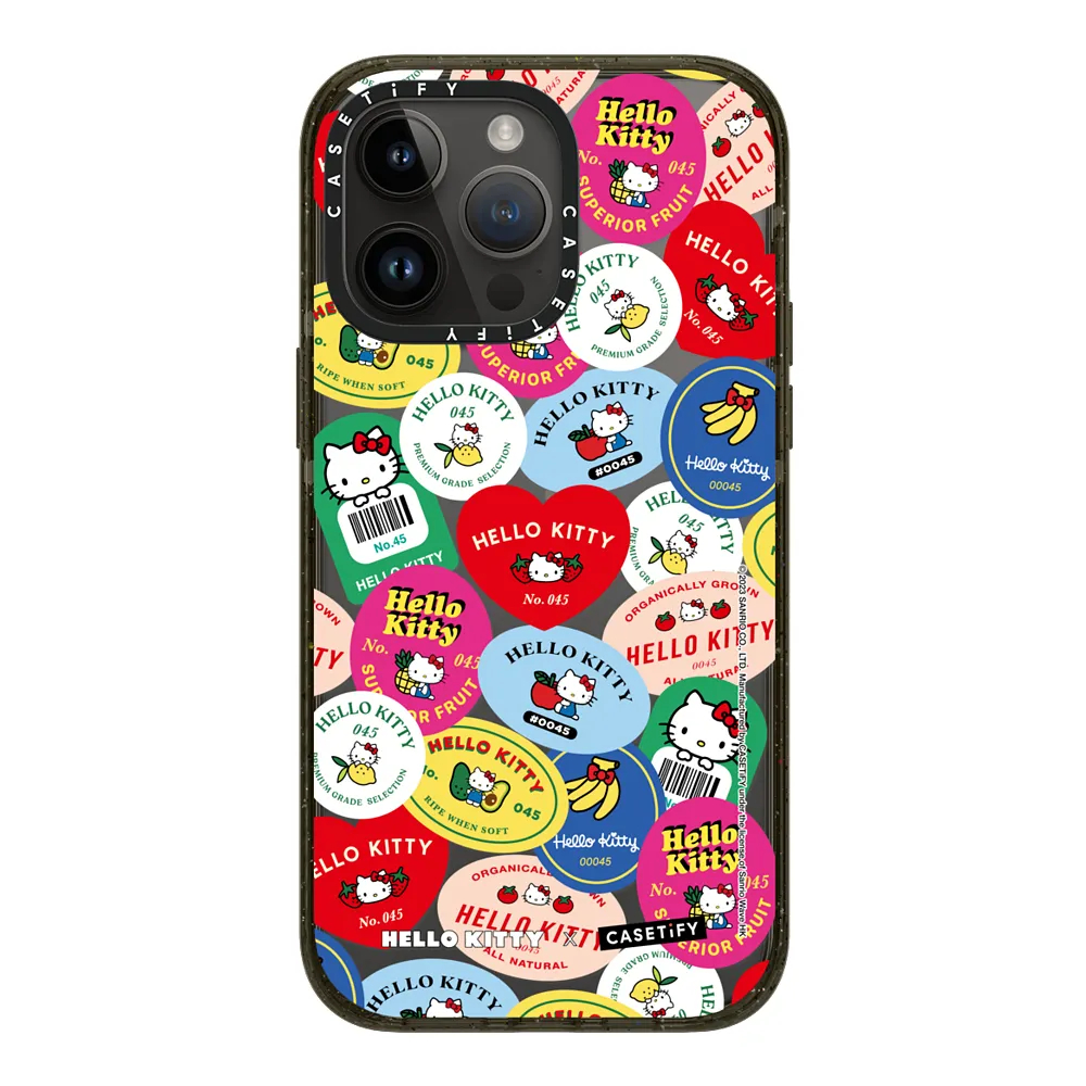 Ốp Lưng CASETiFY | Hello Kitty Produce Stickers Case | Impact