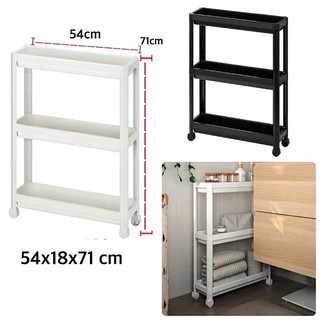 Kệ Nhựa Đựng Đồ Đa Năng, Kệ Nhựa Ba Tầng Có Bánh Xe