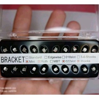 Bộ mắc cài giá rẻ bracket gồm 20 mắc cài từ 1-5 dùng trong nha khoa