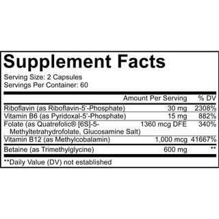 [HÀNG CÔNG TY] Viên Uống Bổ Não Code Age Giúp, Giảm Stress Giúp Dễ Ngủ Codeage Methylfolate B Complex 120v