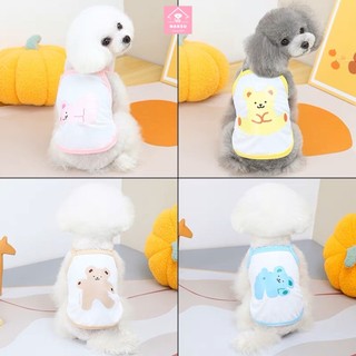 Áo thun dây ba lỗ cho chó mèo cotton mát mẻ thun cotton