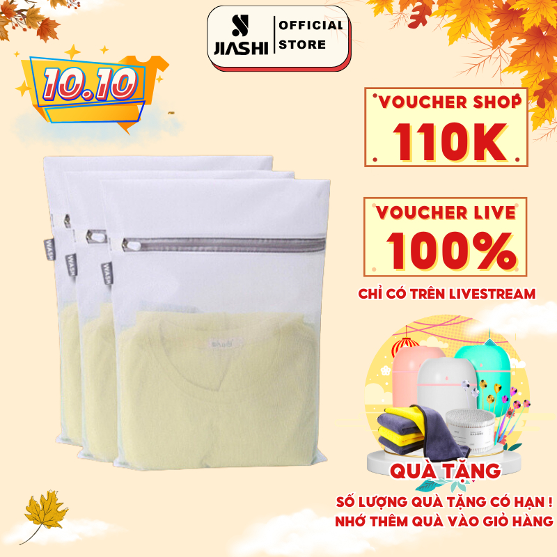 Túi lưới giặt đồ Jiashi cho máy giặt bảo vệ quần áo tránh xù lông, tiện lợi đi du lịch - TGD01