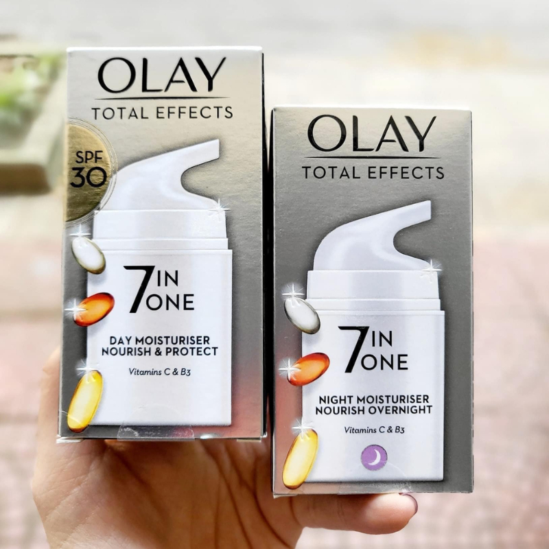 Kem Dưỡng Olay Total Effects 7 In 1 Ngày Và Đêm 50ml chống lão hóa, sáng da
