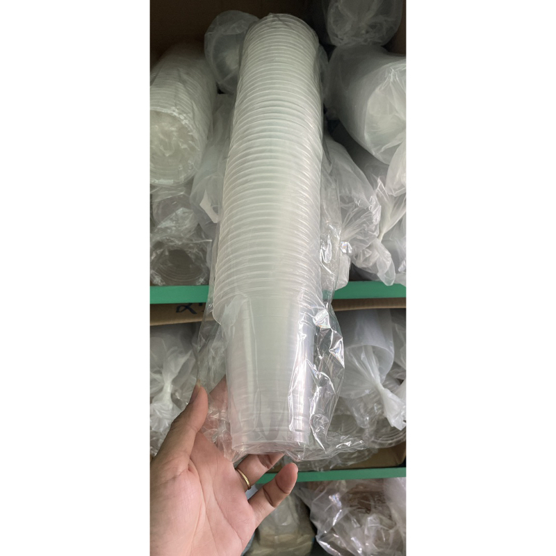 LY THÁI TRƠN 500ML PP PHI 95  ,LY TRÀ SỮA 500ML PHI 95 ,LY NHỰA DÙNG 1 LẦN