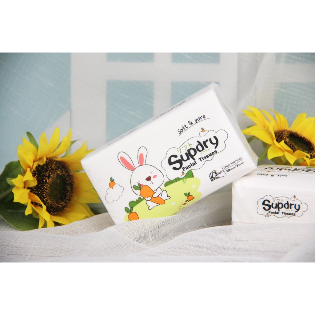 Giấy ăn  khô rút supdry/ youli cap cấp