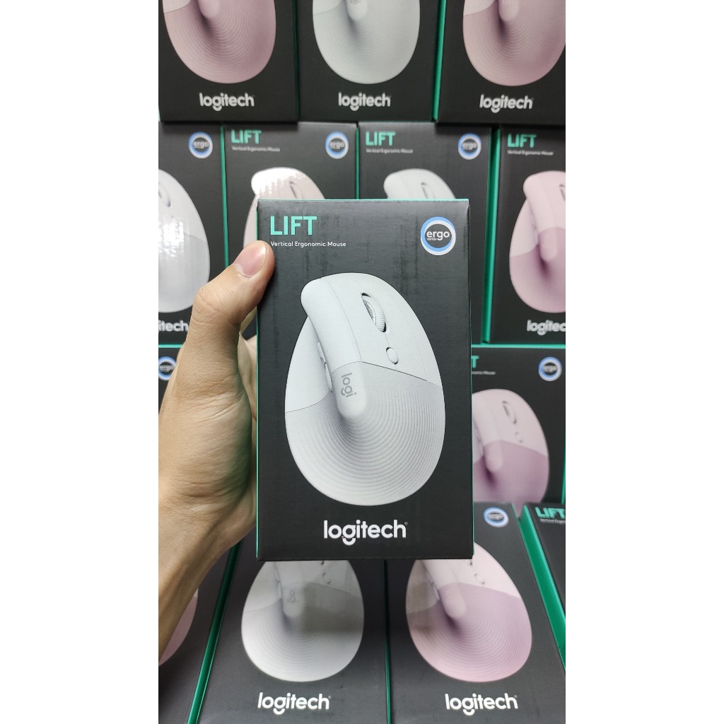Chuột Logitech Lift Vertical - Hàng Chính Hãng