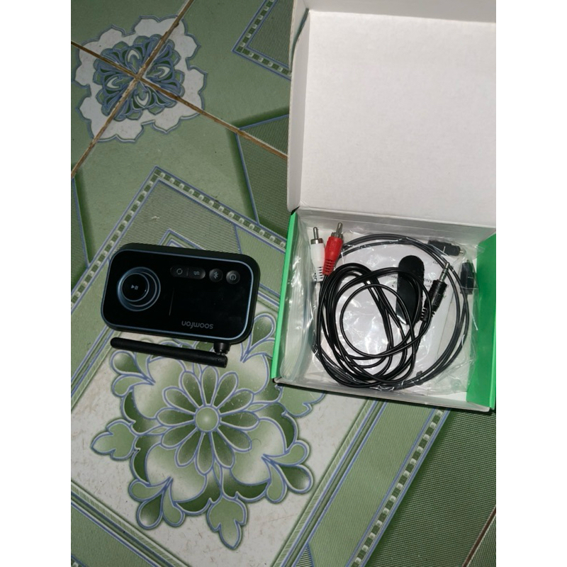 Thiết Bị thu phát Bluetooth 5.0 AUX RCA 2 Trong 1 Kèm Dây Cáp Quang 3.5mm Cho TV loa tai nghe