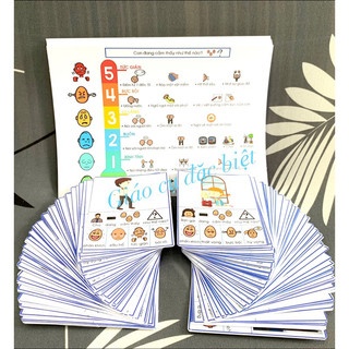 Học liệu mở rộng câu về cảm xúc của bé