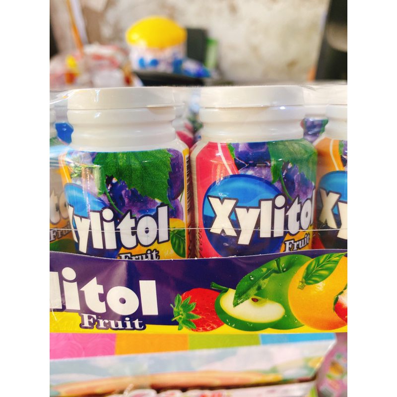 Sỉ khay 30 lọ kẹo cao su xylitol trái cây