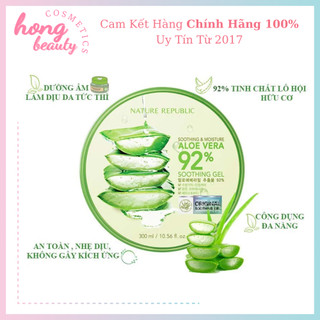 Gel Lô Hội Nature Republic Aloe Vera 92% Soothing Gel