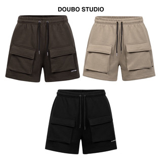 Quần short nỉ túi hộp Doubo Studio, chất nỉ dày dặn định lượng 350gsm