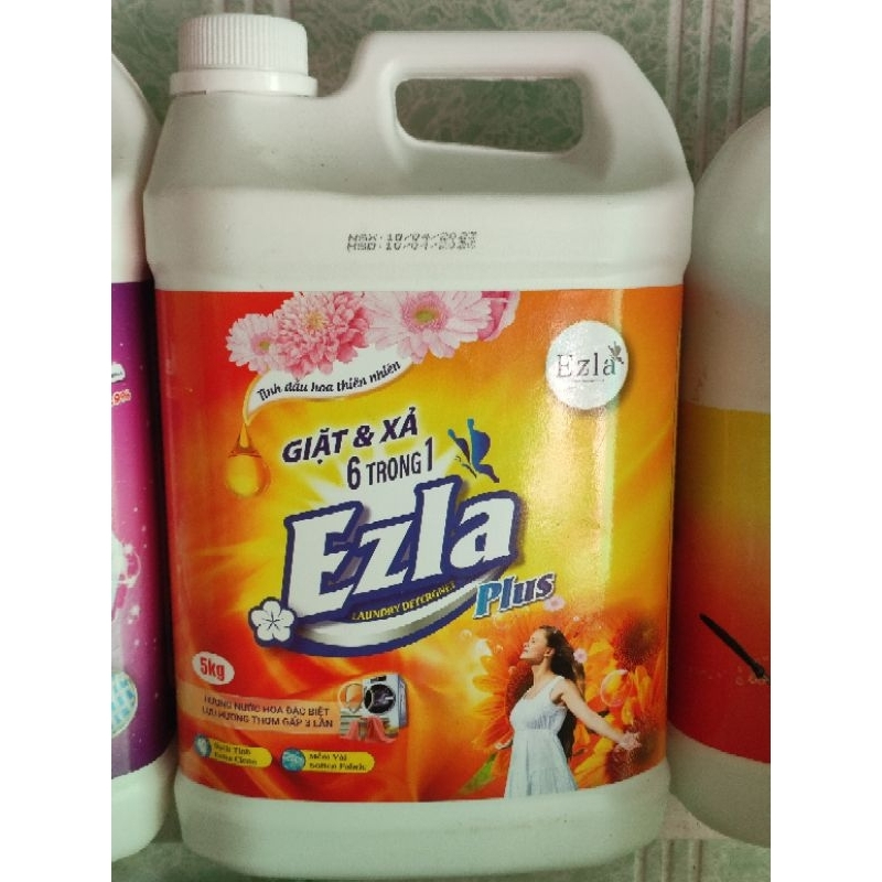 Nước giặt xả Ezla  Nước giặt xả đậm đặc 2 trong 1 dùng cho trẻ sơ sinh, lưu hương lâu