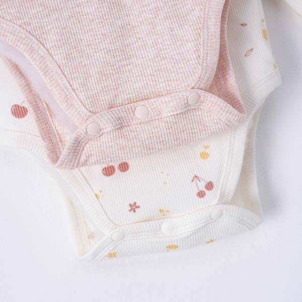 Nous Set 2 bodysuit dài tay màu thu đông cho bé