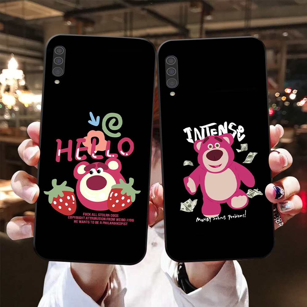 Ốp lưng Samsung a30s / ss a50 / ss a50s / ss a70 in hình gấu dâu siêu cute