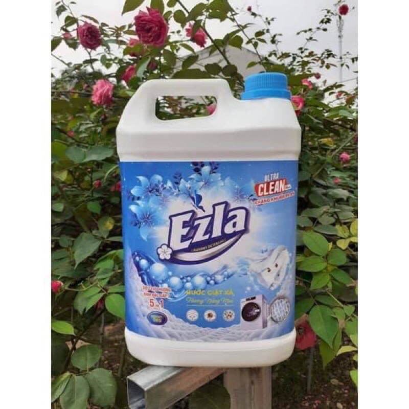 Nước giặt xả Ezla  Nước giặt xả đậm đặc 2 trong 1 dùng cho trẻ sơ sinh, lưu hương lâu