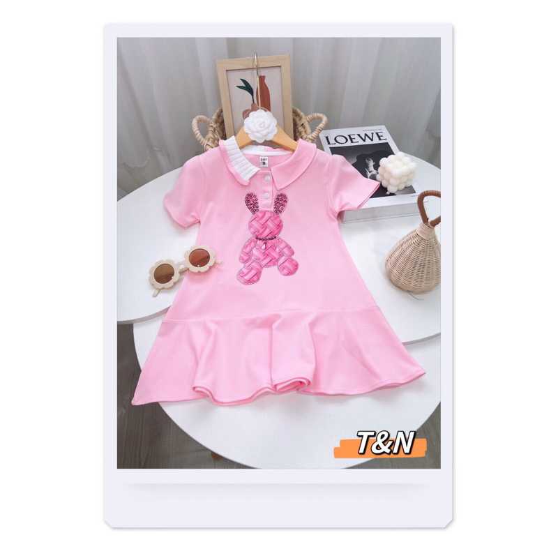 Đầm đuôi Cá bé gái 10-30kg, đầm cá sấu cổ trụ Siêu đẹp