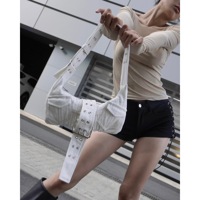 EMBROIDERY STUDS BAG - LINISS