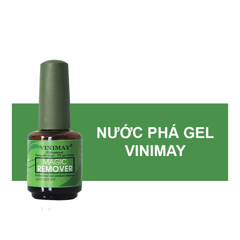 Sơn base top Vinimay, Sơn gel liên kết, sơn bóng 15ml