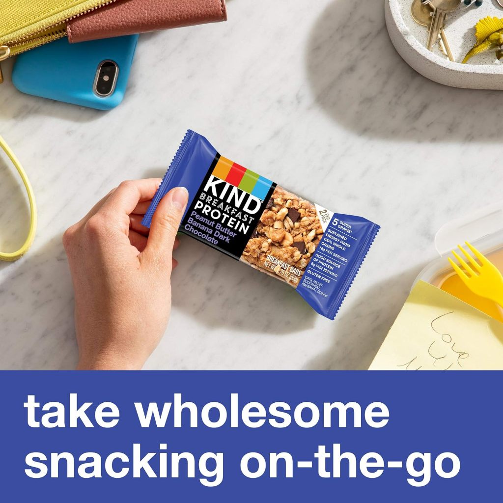 Breakfast Protein Bar đến từ KIND - công ty bánh dinh dưỡng lớn nhất thế giới : Hộp 12 thanh