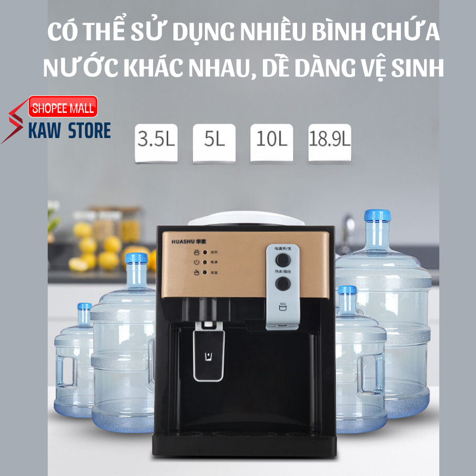 Cây Nước Nóng Lạnh Mini KAW Làm Nước Nóng Lạnh Cực Nhanh - Bảo Hành Chính Hãng