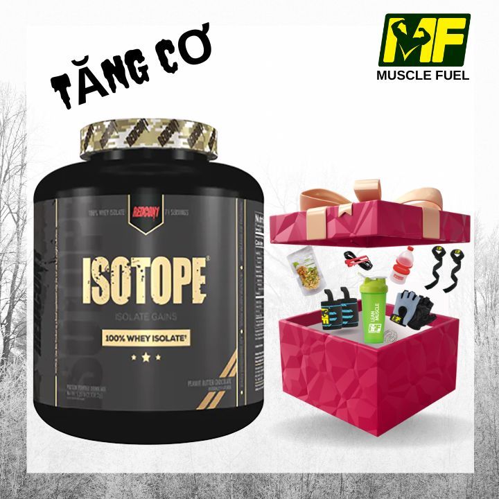{QUÀ TẶNG}REDCON1 ISOTOPE – 100% WHEY ISOLATE PROTEIN, 5LBS 71 LIỀU DÙNG