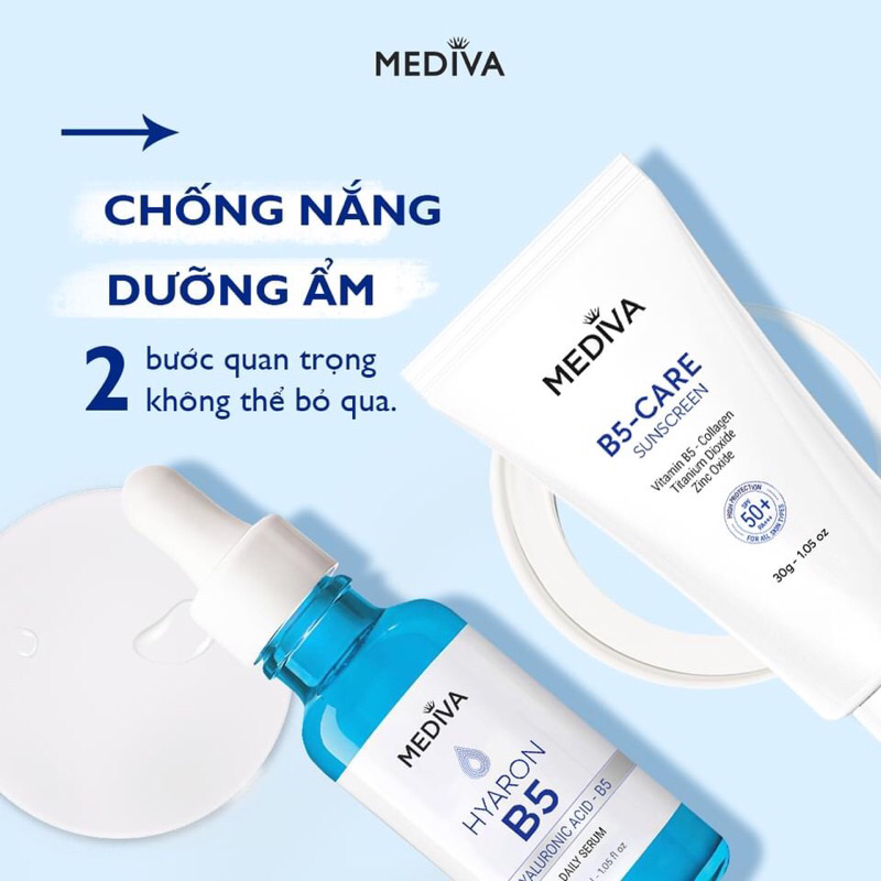 Serum B5 Mediva siêu cấp ẩm phục hồi da chính hãng