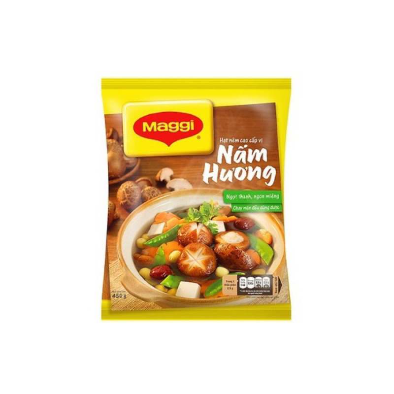 Hạt nêm chay nấm hương Maggi Nestle bịch 200g,450g và 800g